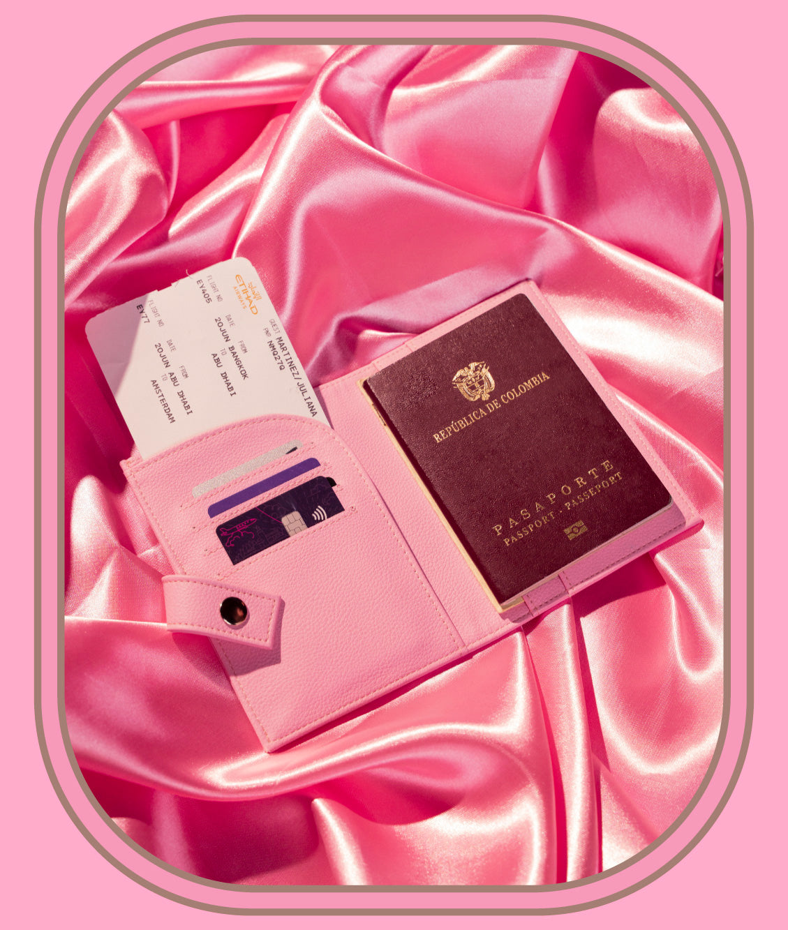 PORTAPASAPORTE LA MAGIA DE VIAJAR