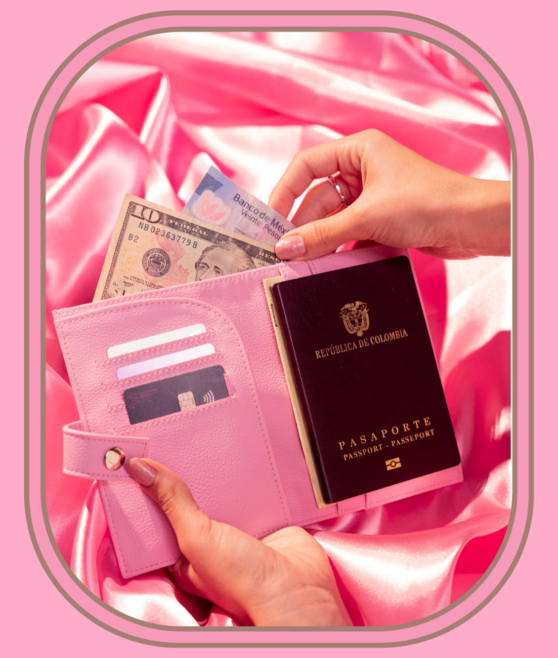 PORTAPASAPORTE LA MAGIA DE VIAJAR
